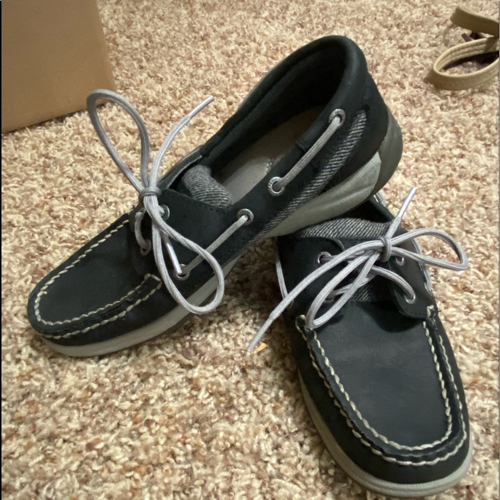 Black sperrys